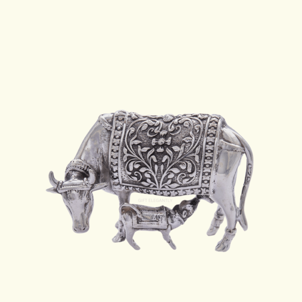 Kamdhenu Cow and Calf Idol