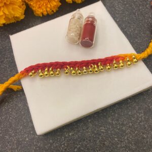 Ghughru moli rakhi knitted