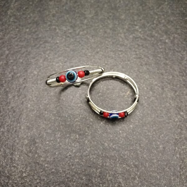 Evil Eye Kids Bracelet with red and black beads for Raksha Bandhan