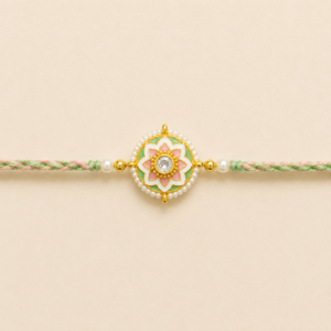 Gentle Blessings Lotus Mandala Bhai Rakhi