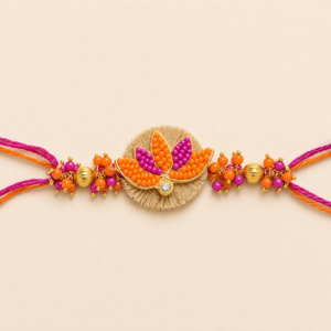 Joyful Bond Lotus Cluster Bhai Rakhi