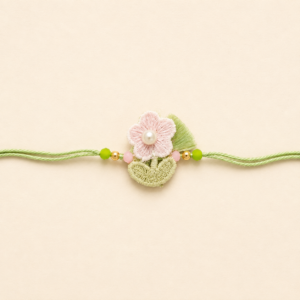 Tender Love Floral Thread Bhai Rakhi