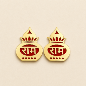 Gold Ram Kalash Door Soon Pair
