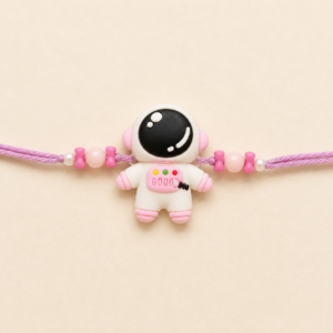 Pink Astronaut Kids Rakhi