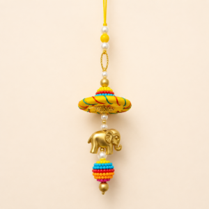 Yellow Elephant Umbrella Bhabhi Rakhi