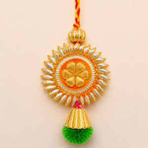 Sunburst Floral Bhabhi Rakhi