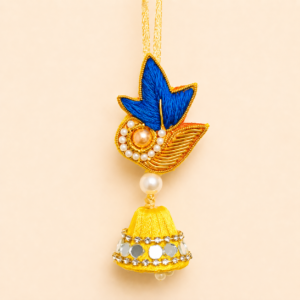 Blue Bird Mirror Jhumki Bhabhi Rakhi