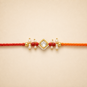 Diamond Stone Pearl Moli Rakhi