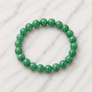Money Magnet Green Jade Edition healing bracelet featuring natural Green Jade gemstone beads for prosperity and abundance
