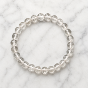 Divine Aura Spatik (Crystal Quartz) Healing Bracelet | Spiritual Series | Sacred Stone Collection | Gift Elegantly