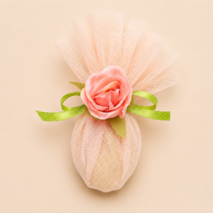 Graceful Peach Rose Nariyal