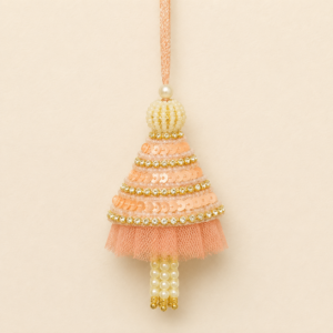 Serene Aqua Pearl Jhumka Bhabhi Rakhi