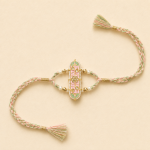 Pastel Meenakari Patti Bhai Rakhi
