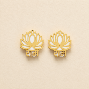 Devotional White Gold Lotus Ram Soon