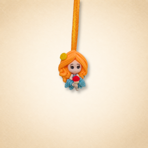 Orange Hair Doll Kids Rakhi