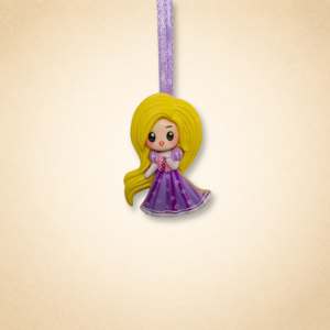 Purple Dress Princess Doll Kids Rakhi