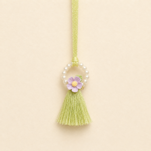 Graceful Lavender Flower Bhabhi Rakhi