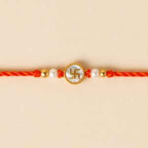 Mangalam Swastik Shell Moli Rakhi