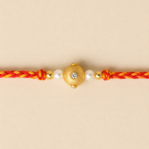 Kanak Textured Gold Bead Moli Rakhi